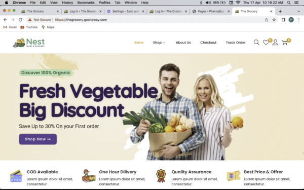 All-in-One Multi Store Grocery Website – Delivery & Pickup Ready - Image 2
