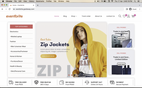 All-in-One eCommerce Website – Sell Mobiles, Fashion, Electronics & More