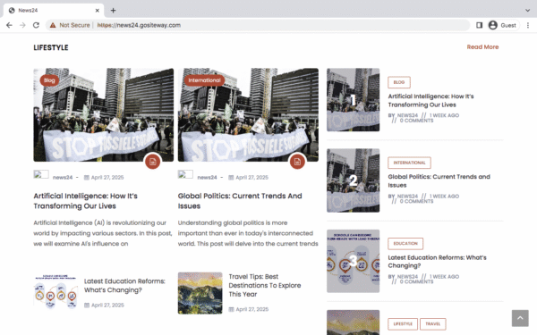 Professional News Website – SEO Optimized, Ad-Ready & Mobile Friendly - Image 5