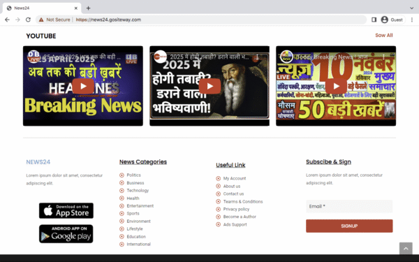 Professional News Website – SEO Optimized, Ad-Ready & Mobile Friendly - Image 8